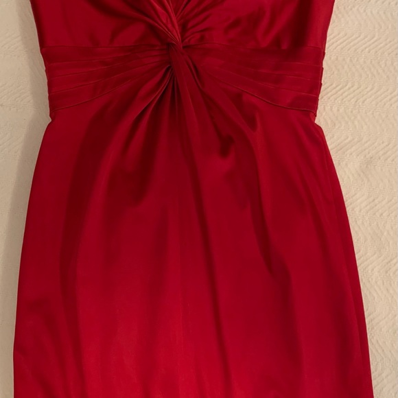 Jones New York red satin dress - Picture 5 of 10